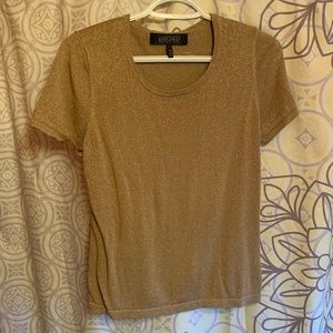 Kasper gold shirt